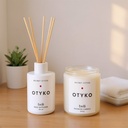 TWILI INDOOR SCENTED CANDLE LOTUS COLL. WHITE CLOUDS L        14,5cm