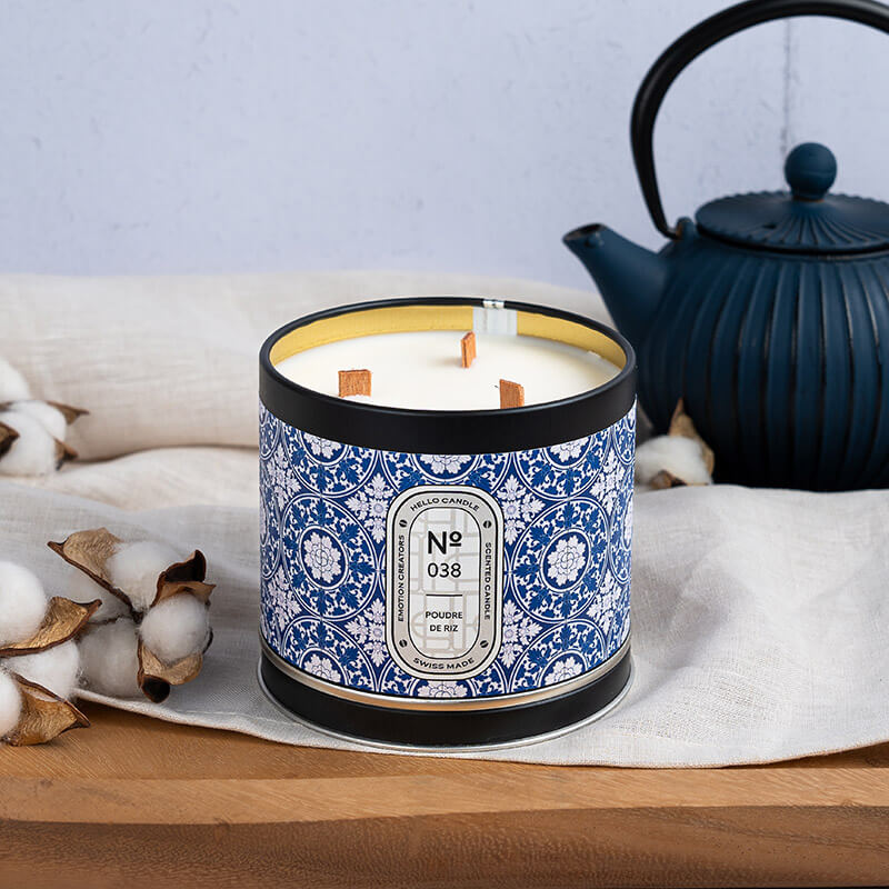 HELLO CANDLE POUDRE DE RIZ 180ml