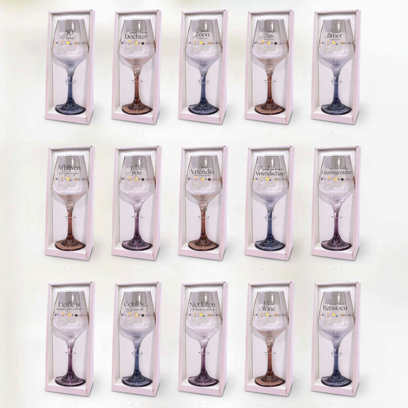 DISPLAY WIJN- EN CHAMPAGNEGLAZEN 130pcs