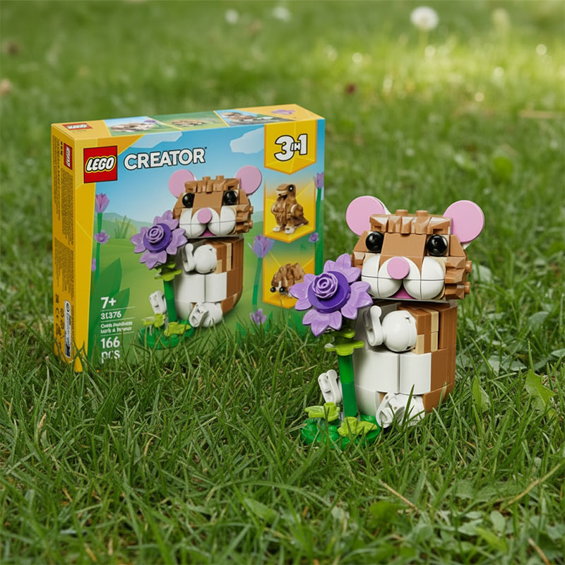 LEGO 31376 CREATOR 3 IN 1 CUTE HAMSTER WITH FLOWER