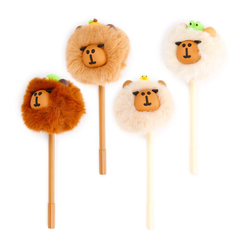 PEN CAPYBARA WITH POMPOM TOP /12