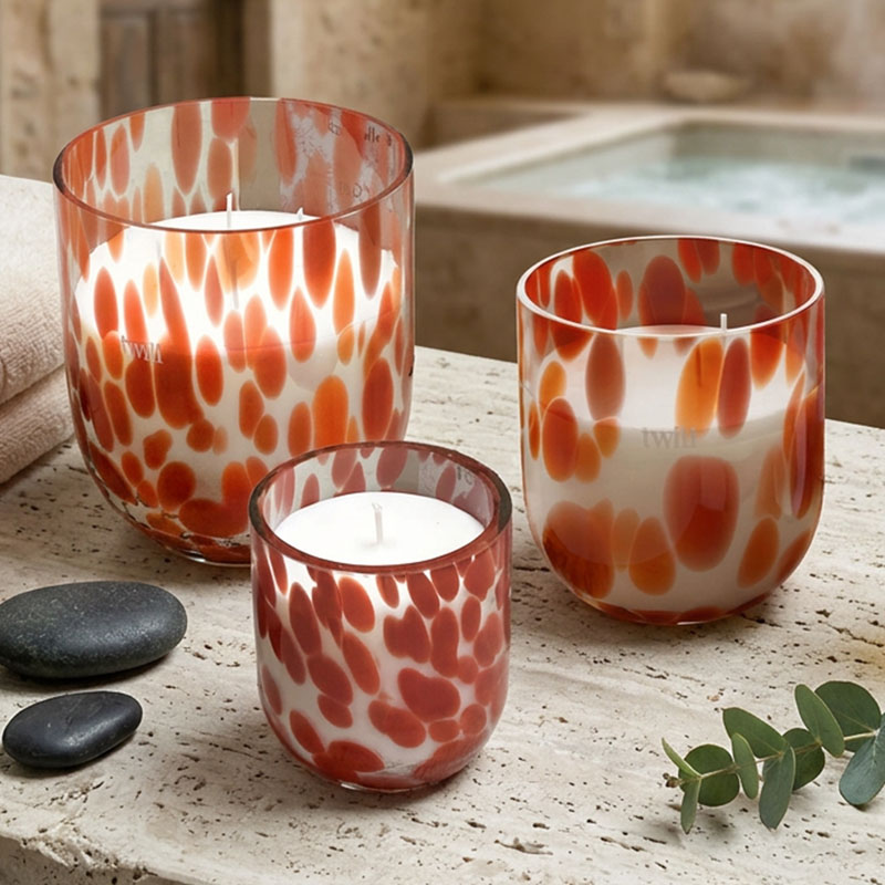 TWILI INDOOR SCENTED CANDLE LOTUS COLL. RUBY GLOW S 9cm/200gr