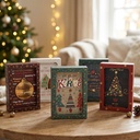 WENSKAARTEN KERSTMIS FEELING 8pcs
