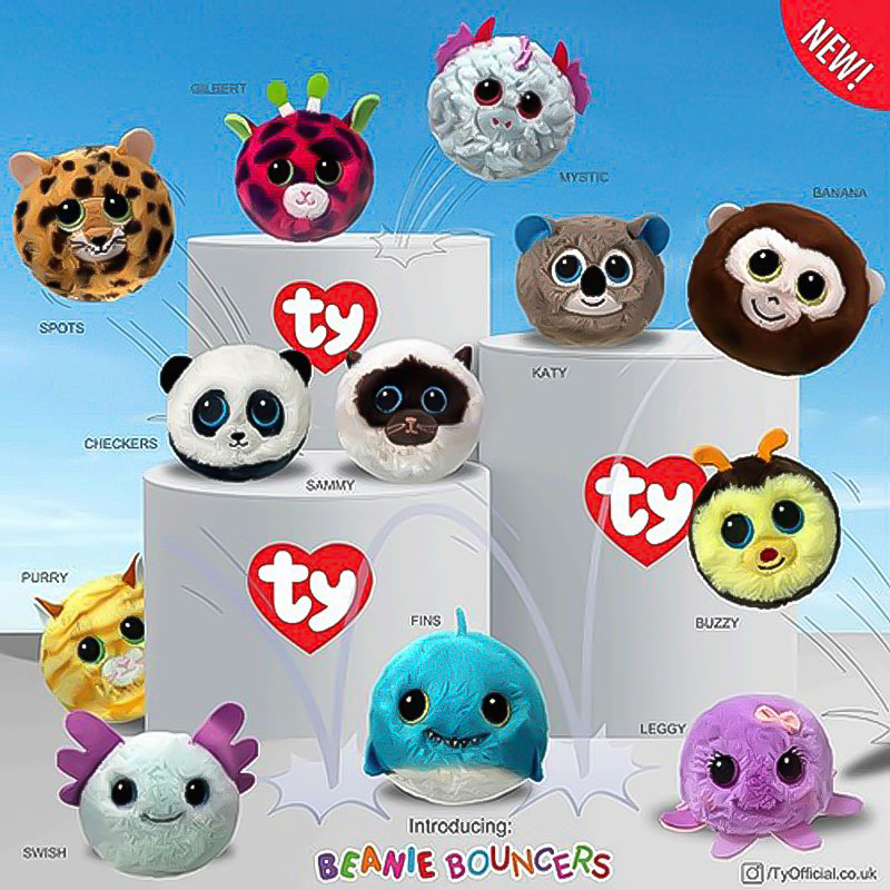 TY BEANIE BOUNCERS - EMORI ELEPHANT 9CM
