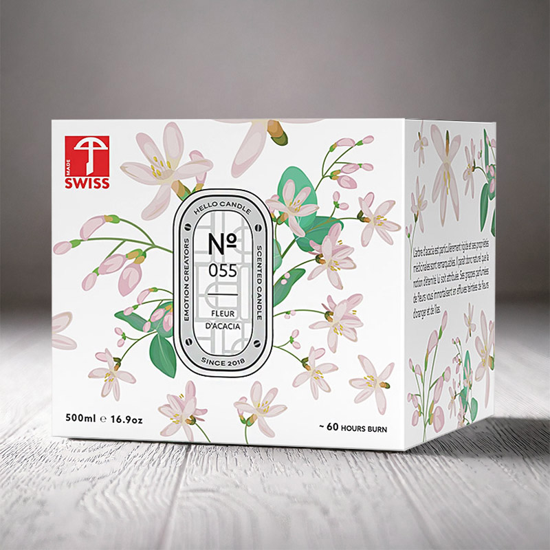 HELLO CANDLE FLEUR D'ACACIA 500ml