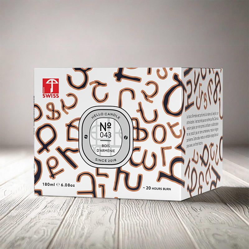 HELLO CANDLE BOIS D'ARMÉNIE 180ml
