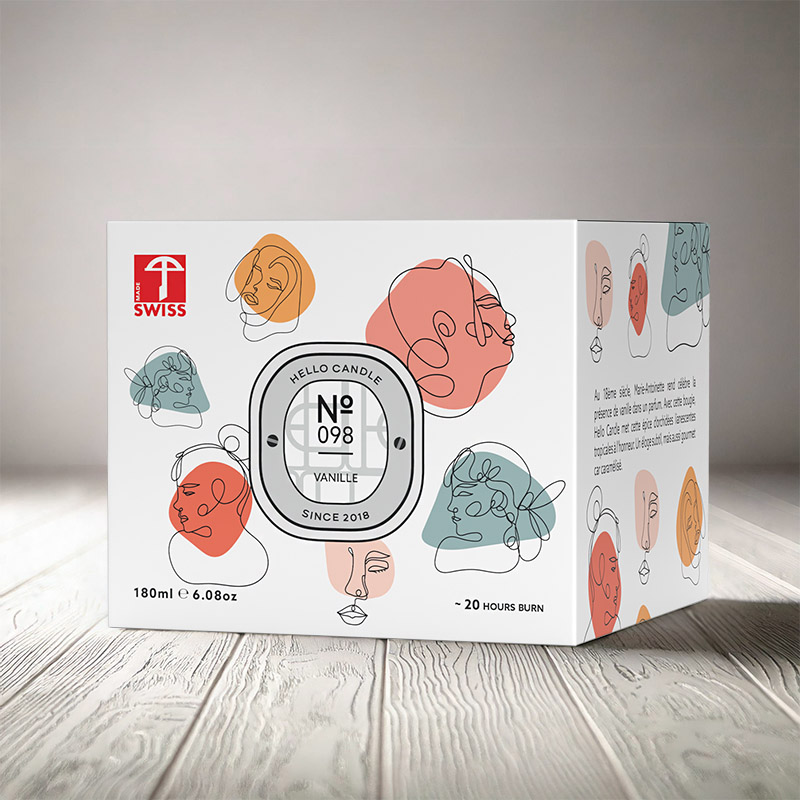 HELLO CANDLE VANILLE 180ml