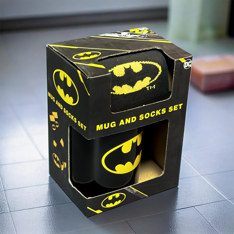 GIFT BOX BATMAT MUG + SOCKS