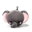 RELAXEAZZZ 2 IN 1 TRAVEL PILLOW & SLEEPING MASK ADORAMALS JANU THE ELEPHANT