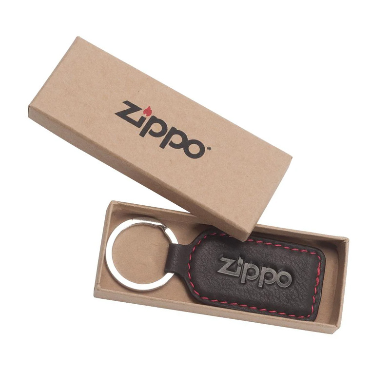 ZIPPO LEATHER KEY RING