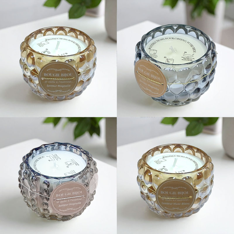 BOUGIE BIJOU PHOTOPHORES WITH JEWEL /12