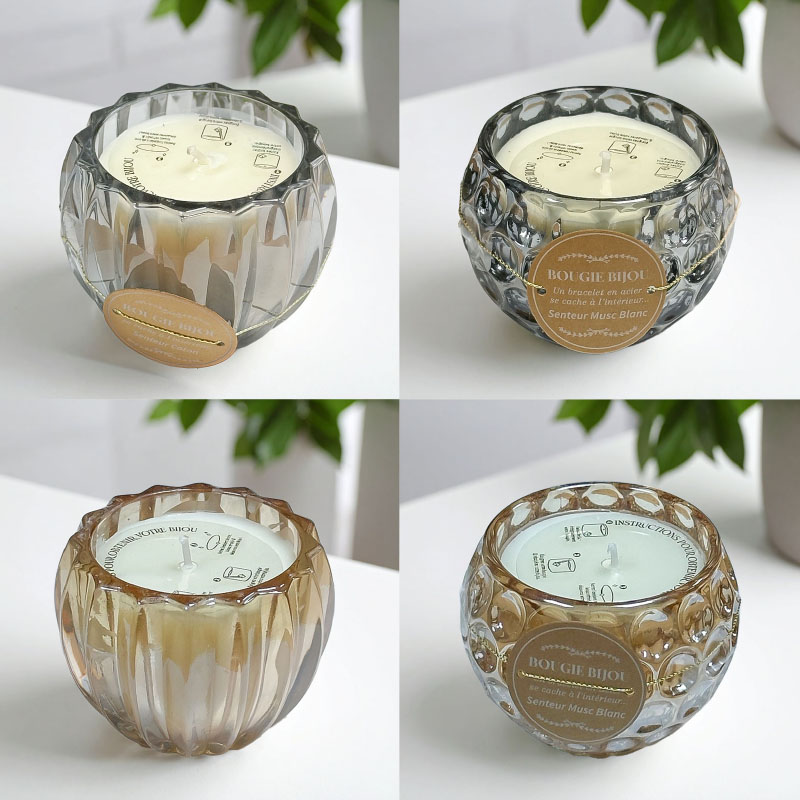 BOUGIE BIJOU PHOTOPHORES WITH JEWEL /12