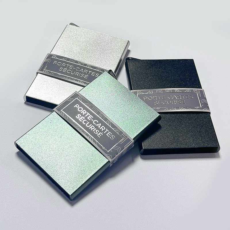 METAL CARD HOLDER METALLIC ASSORTIMENT DISPLAY /24