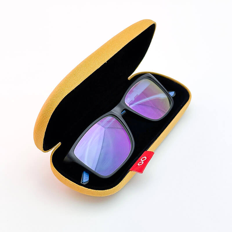 GLASSES CASE CAMEL CANVAS