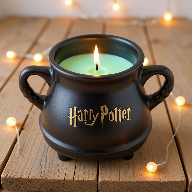 HARRY POTTER CANDLE MUG WITCHES CAULDRON