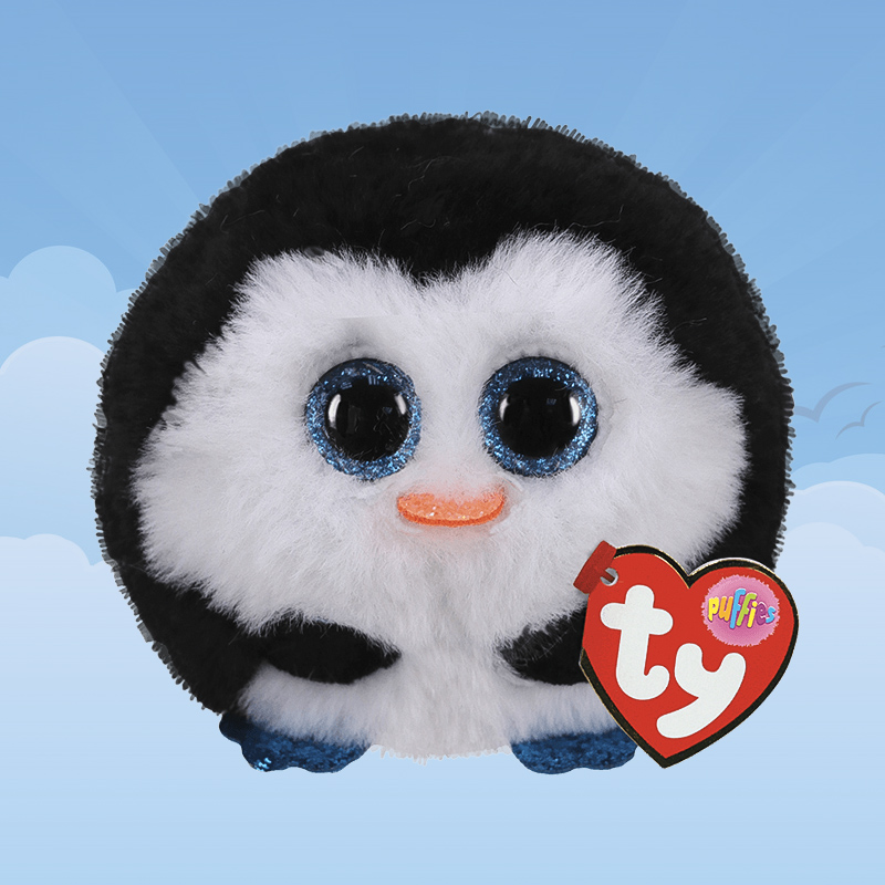 TY TEENY PUFFIES WADDLES LE PINGOUIN 10CM