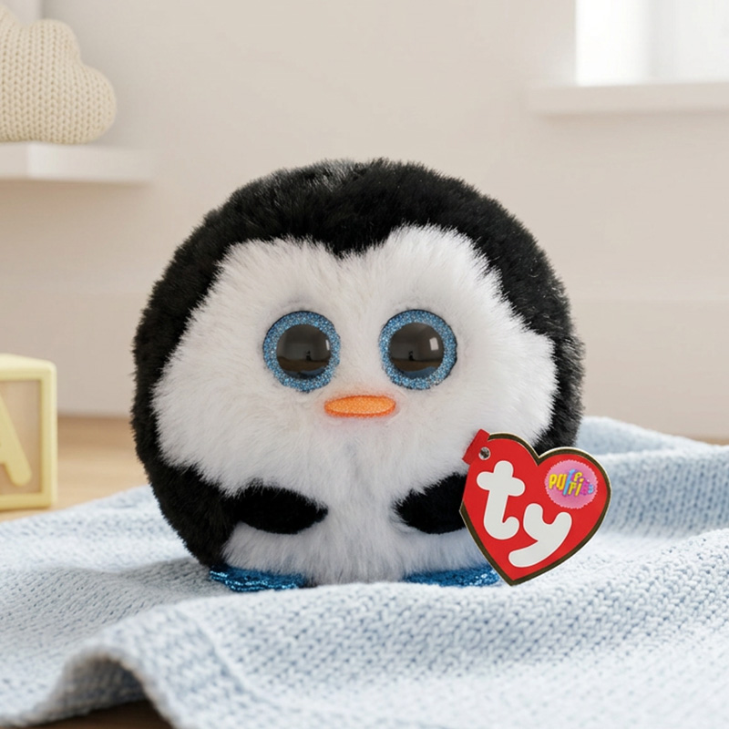 TY TEENY PUFFIES WADDLES LE PINGOUIN 10CM