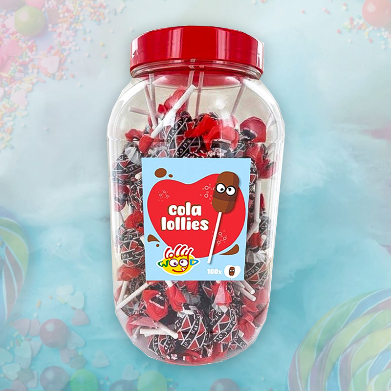 LOLLYWOOD COLA LOLLY POP 100x13g