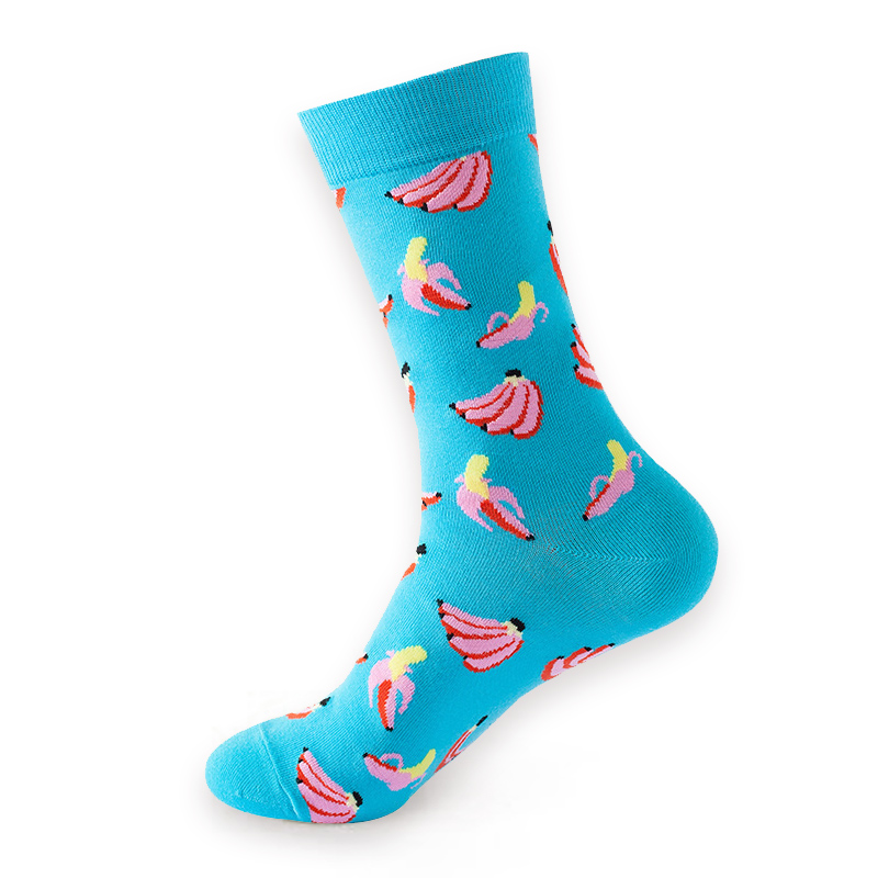 COZY NOXXIEZ SOXXIEZ BANANA BLUE 38-45 6pcs