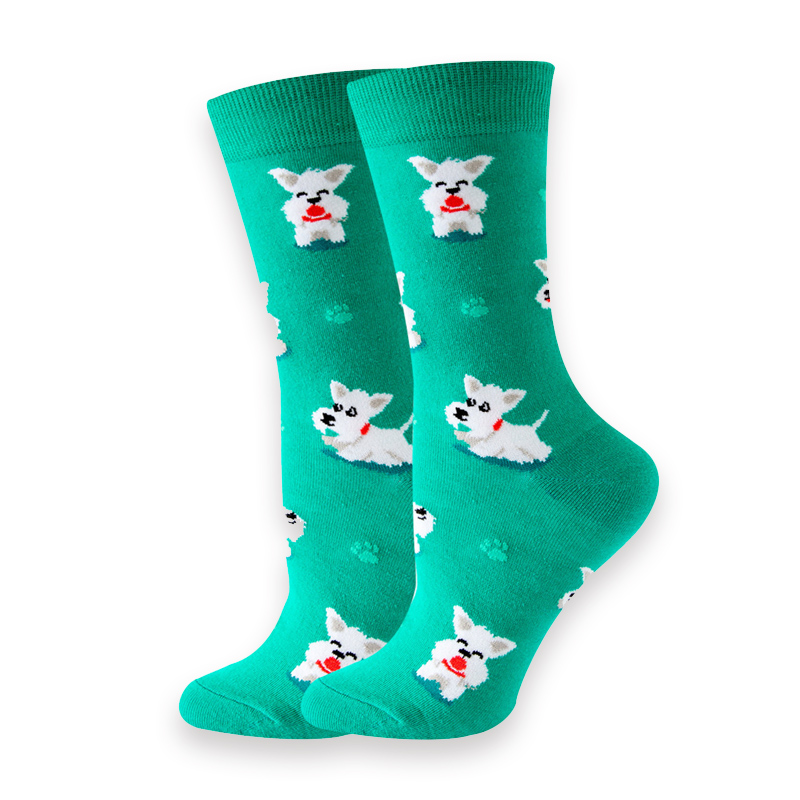 COZY NOXXIEZ SOXXIEZ DOG GREEN 38-45 6pcs