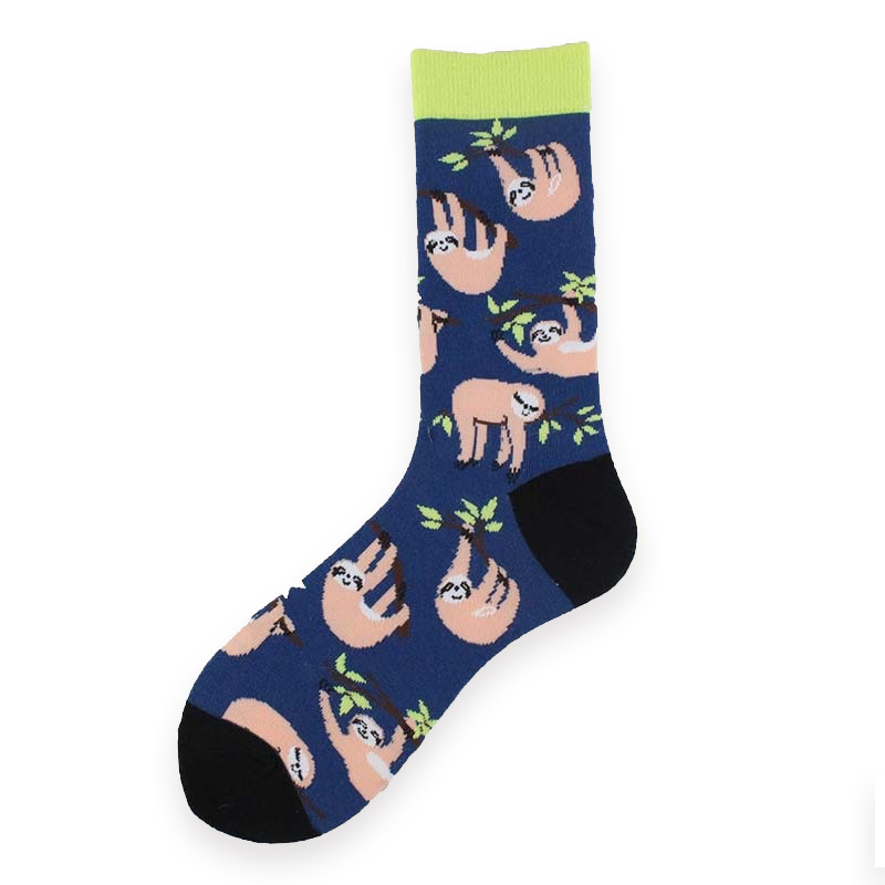 COZY NOXXIEZ SOXXIEZ SLOTH BLUE 38-45 6pcs