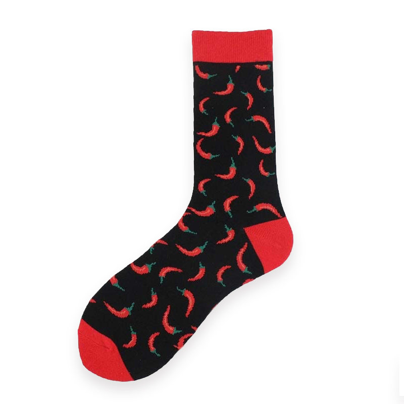 COZY NOXXIEZ SOXXIEZ RED PEPPER BLACK 38-45 6pcs