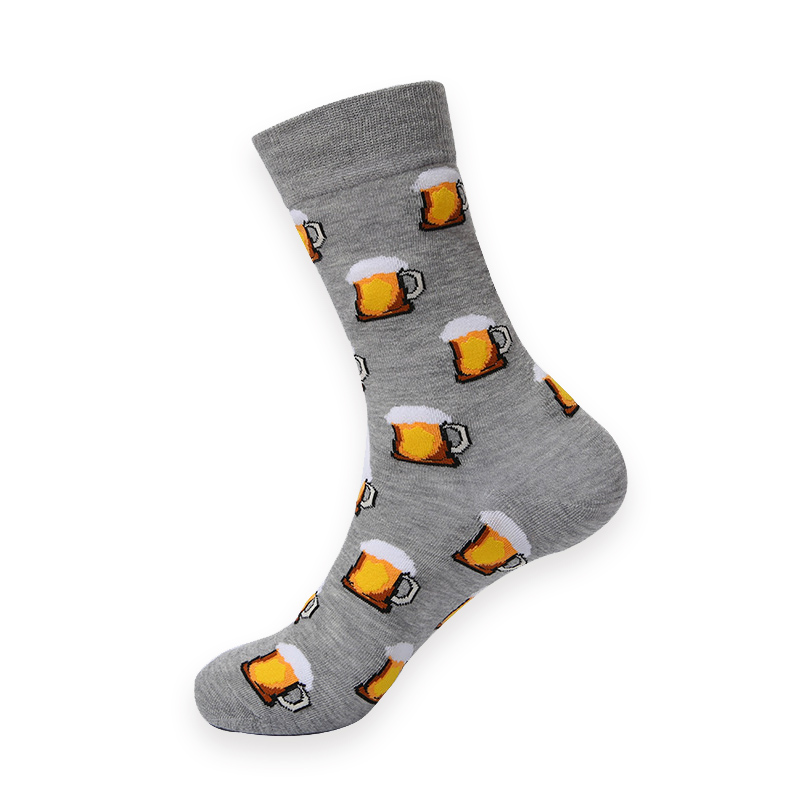 COZY NOXXIEZ SOXXIEZ PINT OF BEERS GREY 38-45 6pcs