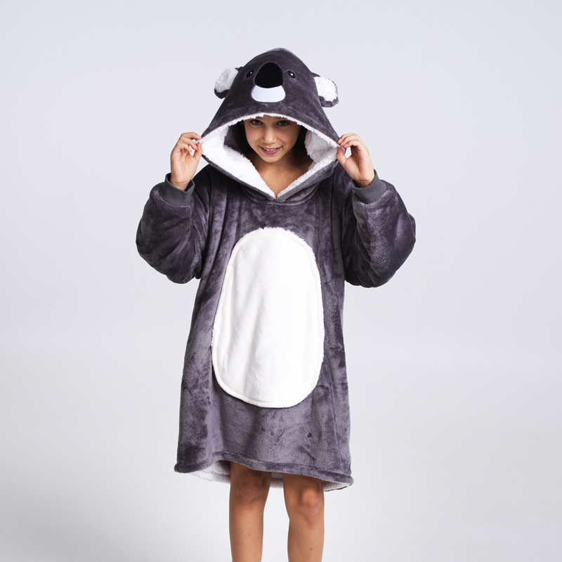 COZY NOXXIEZ CUDDLE HOODIE KOALA MEDIUM