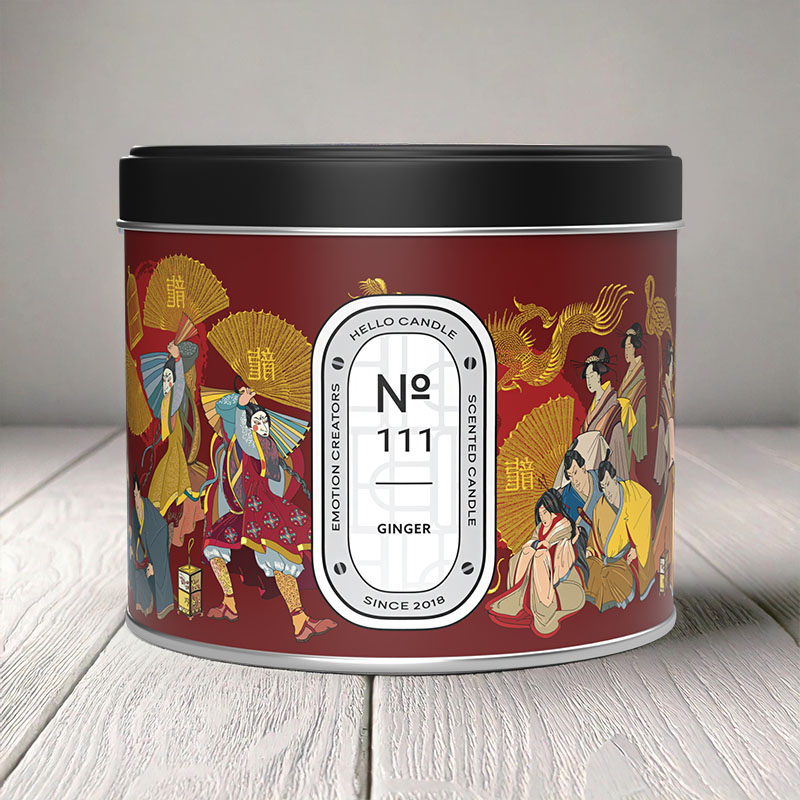 HELLO CANDLE GINGER 500ml