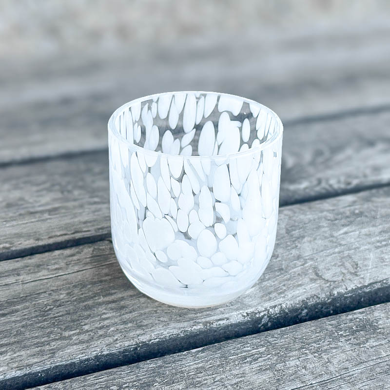 TWILI TEA LIGHT HOLDER LOTUS COLL.WHITE CLOUDS 9cm