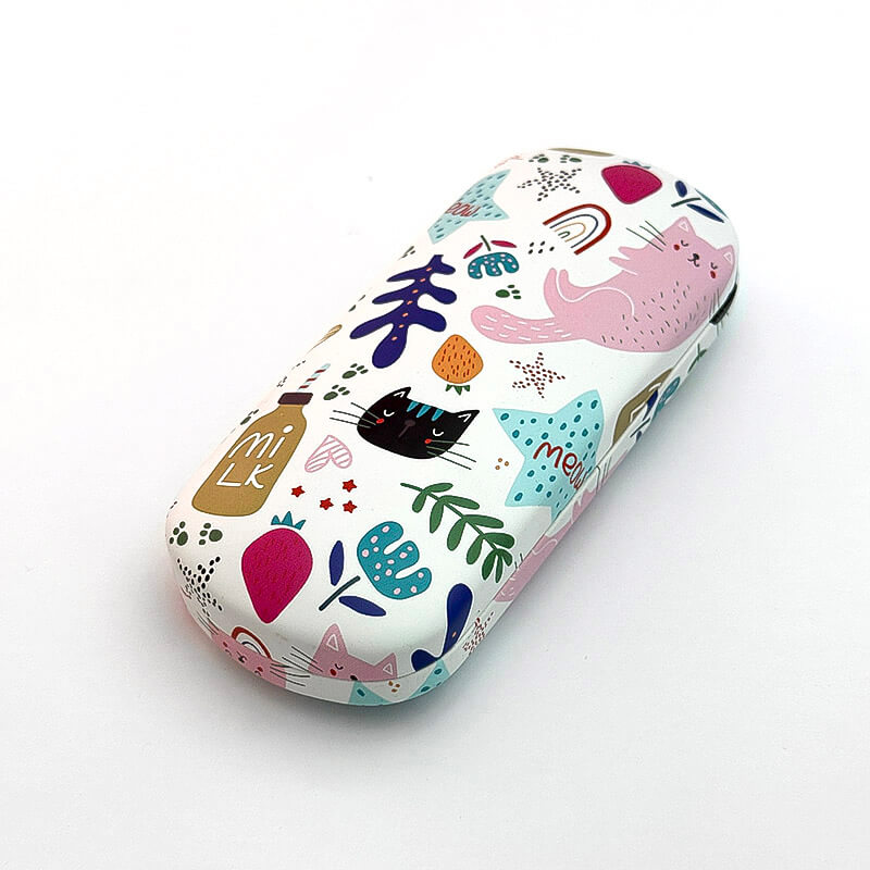 GLASSES CASE CAT DESIGN MILK