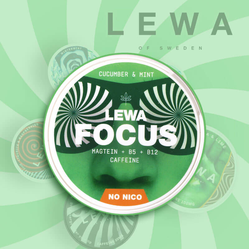 LEWA FOCUS CUCUMBER & MINT 20mg 10pcs