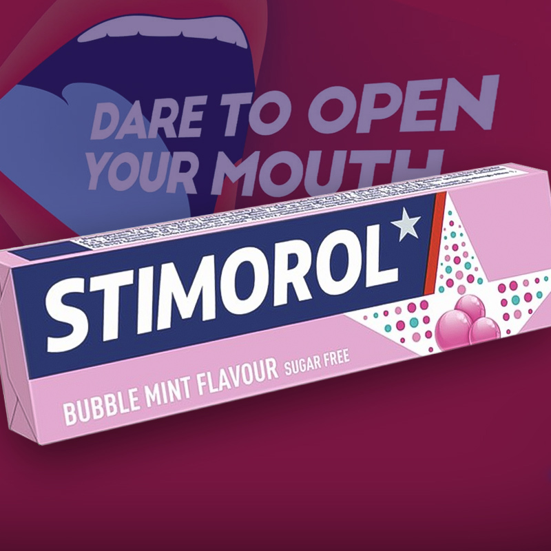 STIMOROL BUBBLE MINT 30x14g