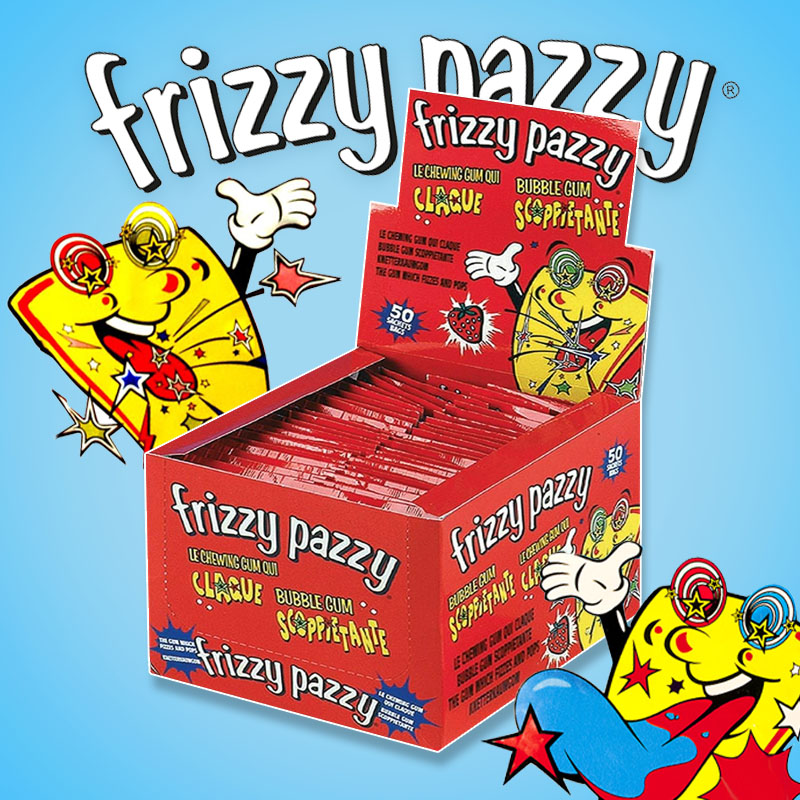 FRIZZY PAZZY STRAWBERRY 50pcs