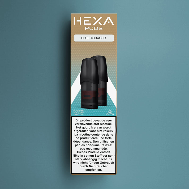 HEXA PODS BLUE TOBACCO 18MG /5