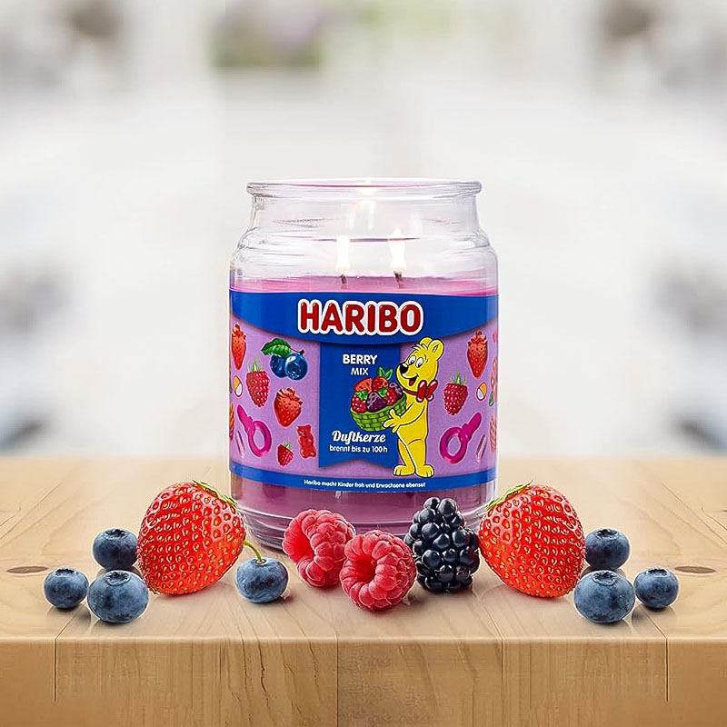 HARIBO BERRY MIX SCENTED CANDLE 510g