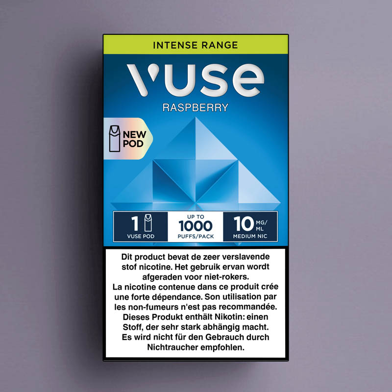 VUSE INTENSE RASPBERRY 1-POD 10MG /5 &