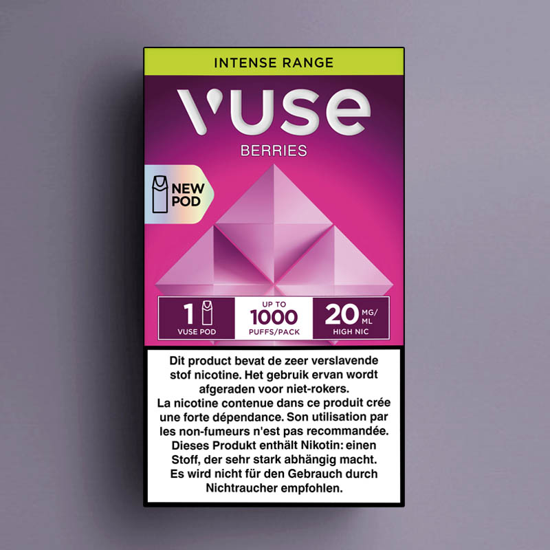 VUSE INTENSE BERRIES 1-POD 20MG /5 &