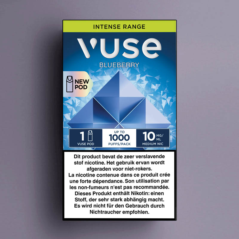 VUSE INTENSE BLUEBERRY 1-POD 10MG /5 &