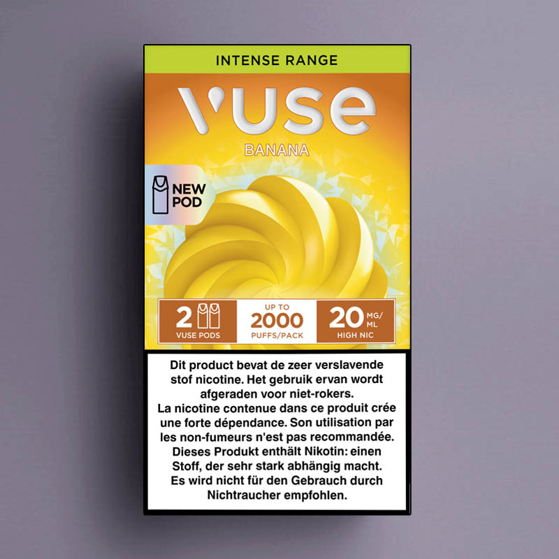 VUSE INTENSE BANANA 2-PODS 20mg /5 &