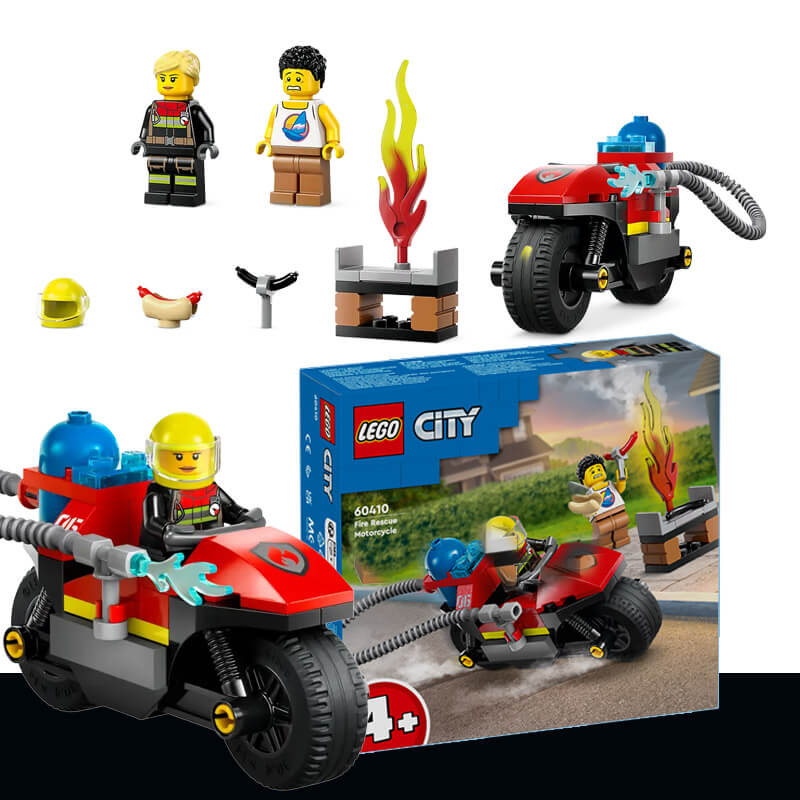 LEGO 60410 CITY FIRE RESCUE MOTORCYCLE