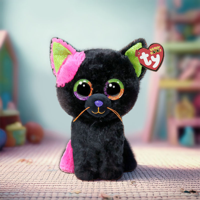 TY BEANIE BOO'S HALLOWEEN CAT BLACK 15cm
