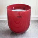 TWILI INDOOR SCENTED CANDLE LOTUS COLL. RUBY GLOW L 14,5cm