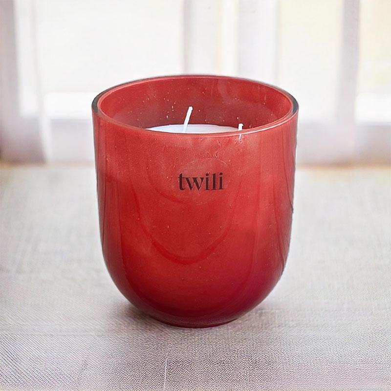 TWILI INDOOR SCENTED CANDLE LOTUS COLL. RUBY GLOW M 11cm
