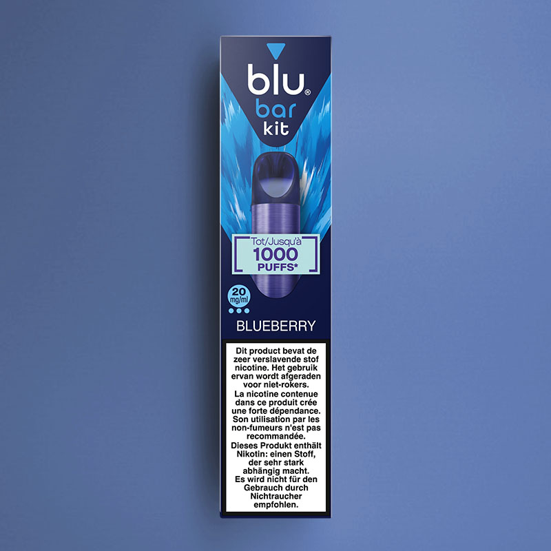 BLU BAR WET KIT BLUEBERRY 20MG
