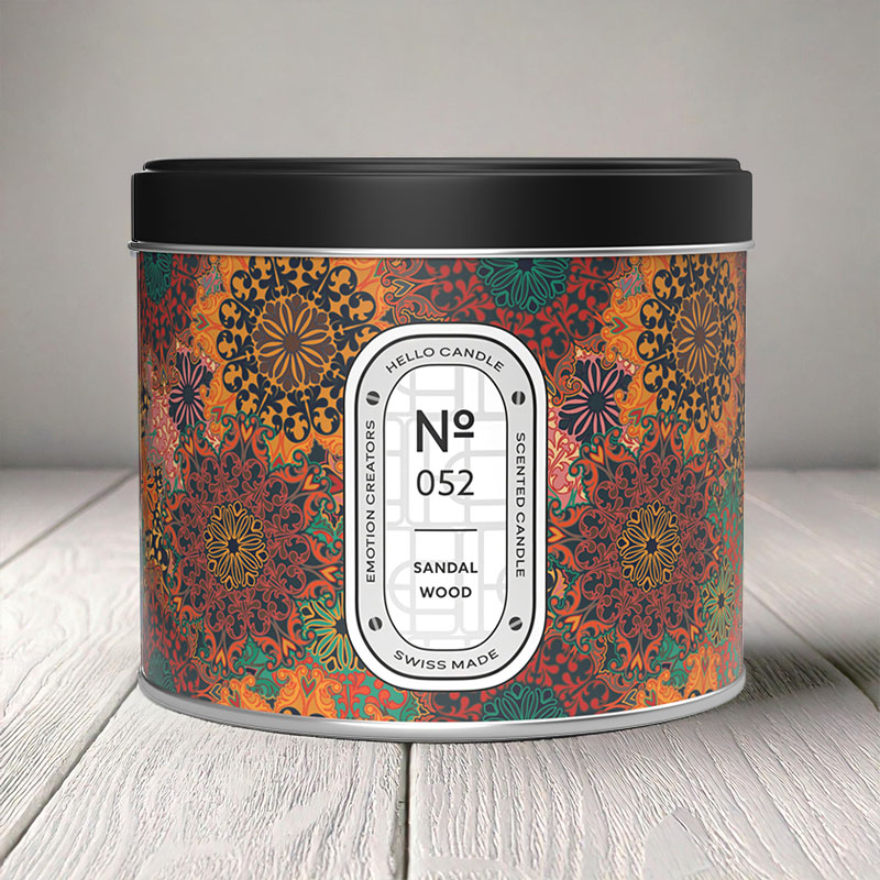 HELLO CANDLE SANDAL WOOD 500ml