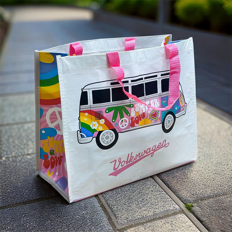 SHOPPING BAG VOLKSWAGEN T1 VAN SUMMER LOVE