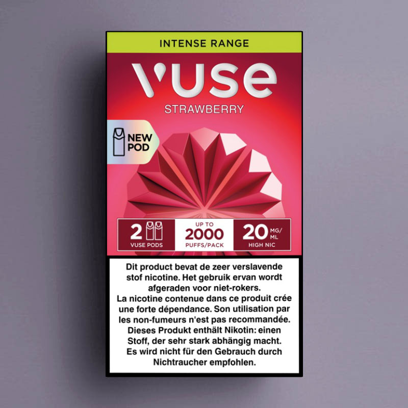 VUSE INTENSE STRAWBERRY 2-POD 20MG /5