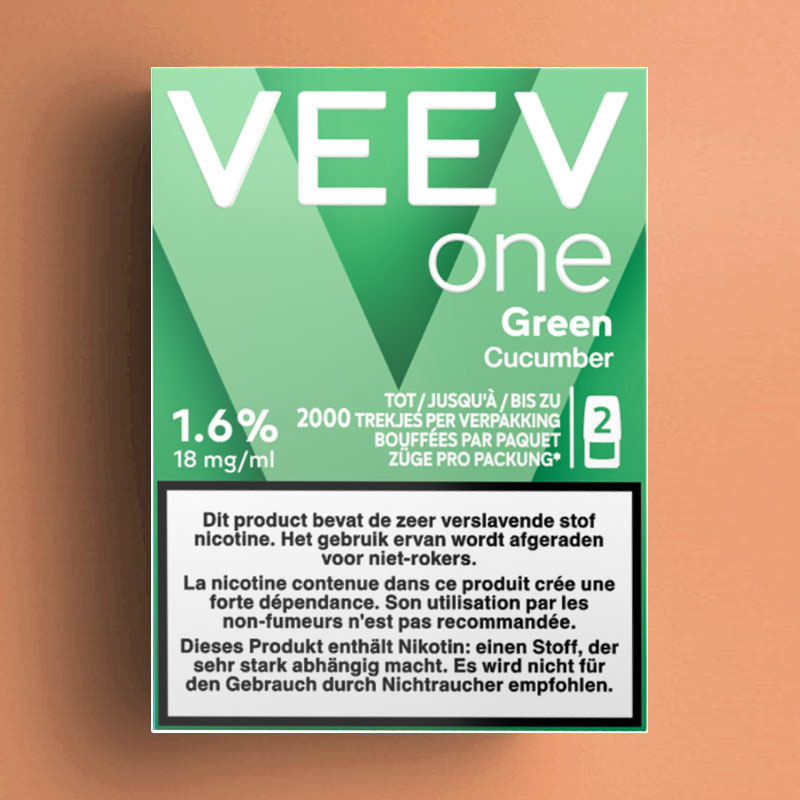 VEEV ONE POD GREEN (CUCUMBER) 18 MG - 2ML /5