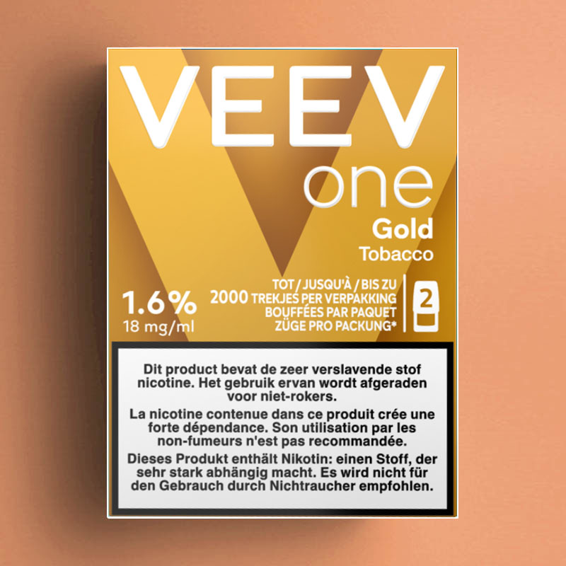 VEEV ONE POD GOLD (TOBACCO) 18 MG - 2ML /5